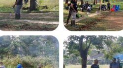 Kades Cipadang Pimpin Gotong Royong Lapangan Merah Dusun Cilawang, Sambut HUT RI ke-80. 